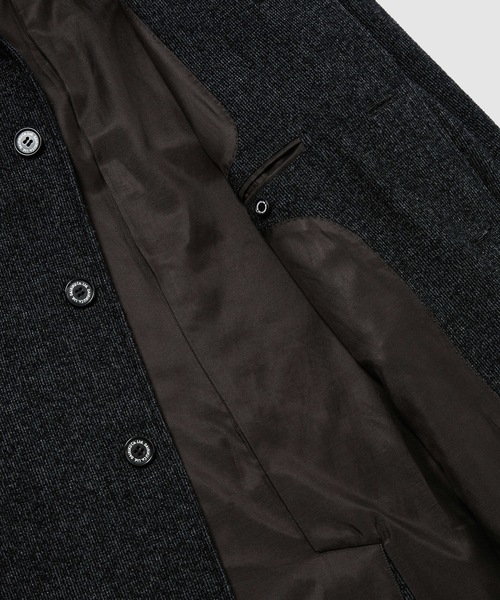 ジャケット・アウター DAIRIKU Rib Collar Tweed Raglan Coat DAIRIKU（ダイリク）の「Studium Rib Collar Tweed Raglan Coat
