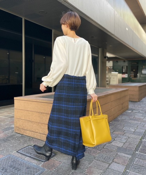 un dix cors（アンディコール）の「幅広いシチュエーションに対応　フロントベルトバッグ（ハンドバッグ・レディース・ブラウン/イエロー/グレイッシュベージュ・FREE）」の22枚目の写真