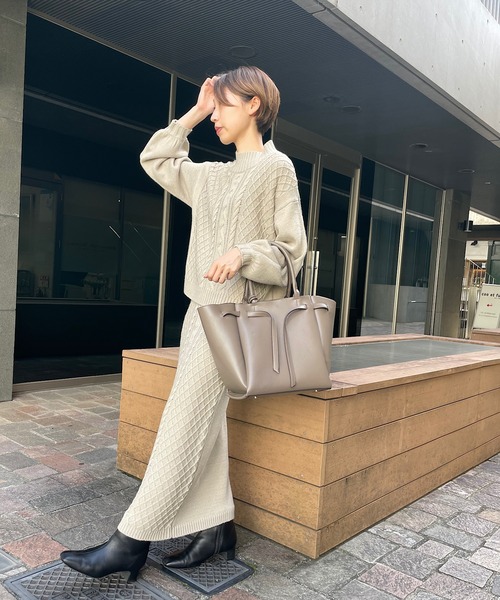 un dix cors（アンディコール）の「幅広いシチュエーションに対応　フロントベルトバッグ（ハンドバッグ・レディース・ブラウン/イエロー/グレイッシュベージュ・FREE）」の14枚目の写真