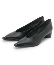 ESPERANZA（エスペランサ）の「デザイントゥ円柱ヒールパンプス（パンプス・レディース）」