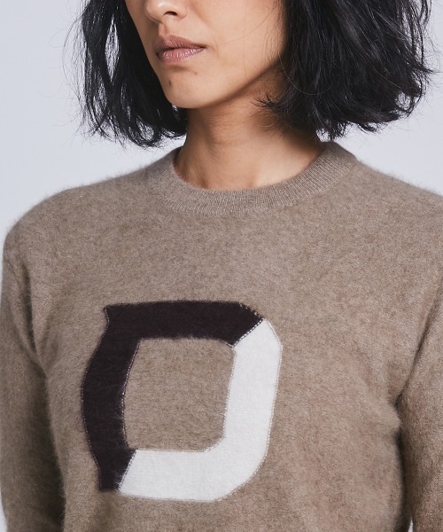 DOUBLE STANDARD CLOTHING(ダブルスタンダードクロージング)の「ファーニット(ニット/セーター・レディース・ブラック/ベージュ・38/36)」の6枚目の写真