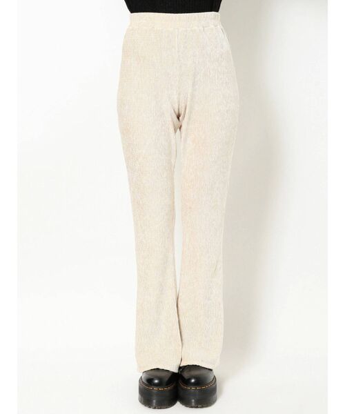 jouetie（ジュエティ）の「フィットフレアベロアパンツ（その他パンツ・レディース・ブラック/ピンク/グリーン/アイボリー・MEDIUM）」の14枚目の写真