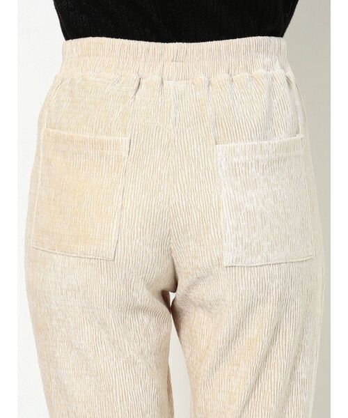 jouetie（ジュエティ）の「フィットフレアベロアパンツ（その他パンツ・レディース・ブラック/ピンク/グリーン/アイボリー・MEDIUM）」の18枚目の写真