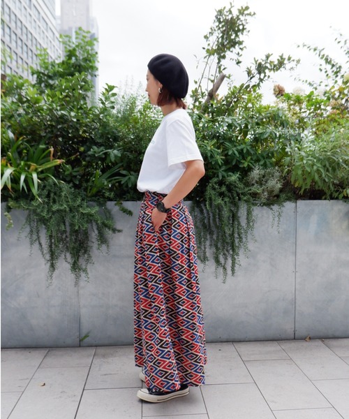 MANASTASH（マナスタッシュ）の「MANASTASH/マナスタッシュ W's JAIPUR SKIRT ウィメンズ　ジャイプルスカート（スカート・レディース・ネイビー/ブルー・MEDIUM）」の6枚目の写真