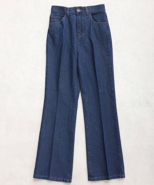 one after another NICE CLAUP（ワンアフターアナザーナイスクラップ）の「デニムパンツ（デニムパンツ・レディース・ネイビー・MEDIUM）」の9枚目の写真