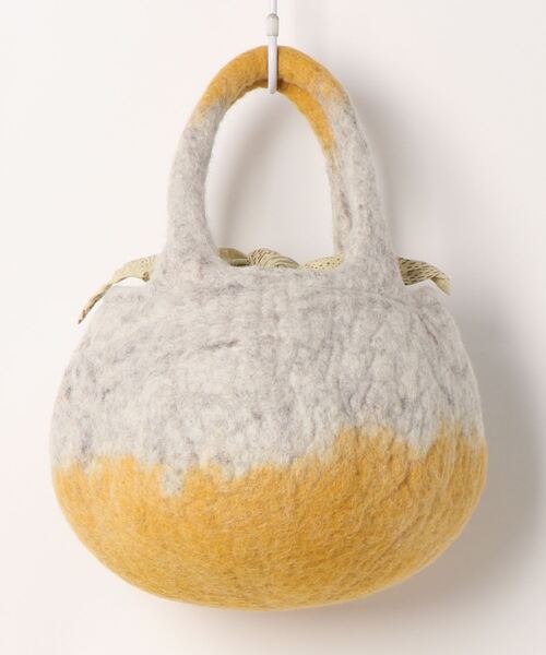 PUAL CE CIN（ピュアルセシン）の「まるぼてツートンＢＡＧ（ショルダーバッグ・レディース・イエロー系その他/オレンジ系その他・FREE）」の2枚目の写真