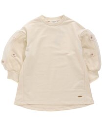 チュールフラワーチュニック