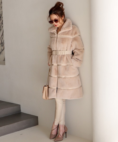 ROYAL PARTY（ロイヤルパーティー）の「ベルト付ロングファー