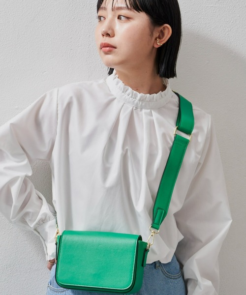 Aunt Marie's（アントマリーズ）の「2WAYフリルシャツブラウス（シャツ/ブラウス・レディース・ホワイト/ライトブルー/ピンク/ブルー・FREE）」の2枚目の写真