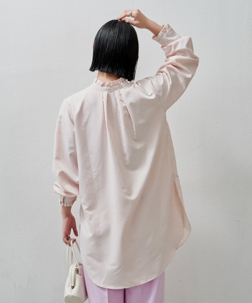 Aunt Marie's（アントマリーズ）の「2WAYフリルシャツブラウス（シャツ/ブラウス・レディース・ホワイト/ライトブルー/ピンク/ブルー・FREE）」の19枚目の写真