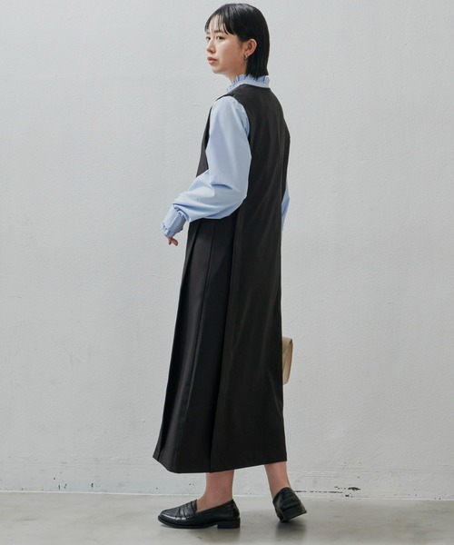 Aunt Marie's（アントマリーズ）の「2WAYフリルシャツブラウス（シャツ/ブラウス・レディース・ホワイト/ライトブルー/ピンク/ブルー・FREE）」の6枚目の写真