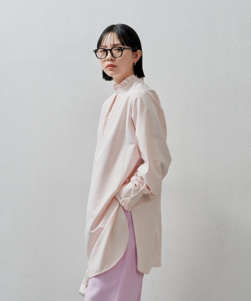 Aunt Marie's（アントマリーズ）の「2WAYフリルシャツブラウス（シャツ