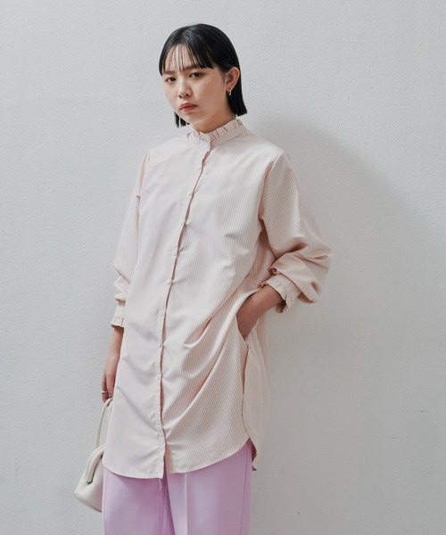 Aunt Marie's（アントマリーズ）の「2WAYフリルシャツブラウス（シャツ/ブラウス・レディース・ホワイト/ライトブルー/ピンク/ブルー・FREE）」の16枚目の写真