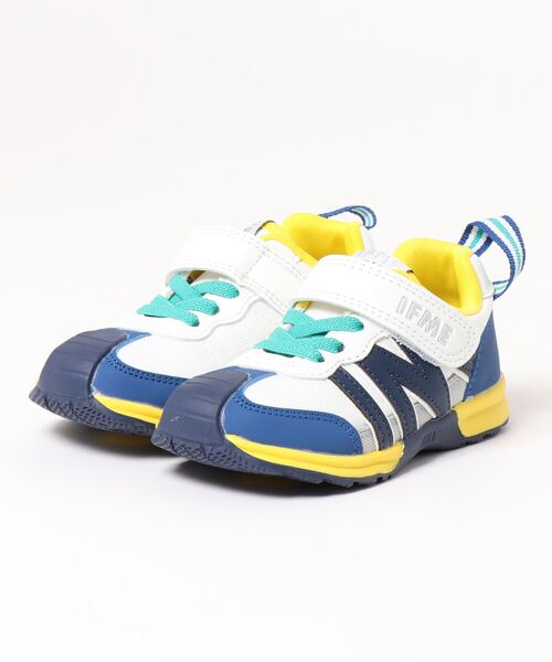 IFME（イフミー）の「《IFME》IFME KIDS JOOB 30-2312（スニーカー・キッズ・ホワイト/ブラック/グレー・15.0cm/16.0cm/17.0cm/18.0cm）」の2枚目の写真