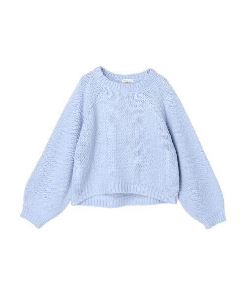 earth music&ecology（アースミュージックアンドエコロジー）の「ふわふわざっくりニットプルオーバー＊（ニット/セーター・レディース・アイボリー/ラベンダー/ライトグレー/サックスブルー・FREE）」の9枚目の写真