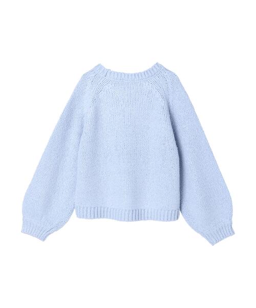 earth music&ecology（アースミュージックアンドエコロジー）の「ふわふわざっくりニットプルオーバー＊（ニット/セーター・レディース・アイボリー/ラベンダー/ライトグレー/サックスブルー・FREE）」の10枚目の写真