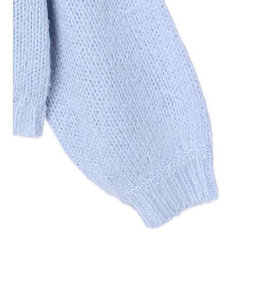 earth music&ecology（アースミュージックアンドエコロジー）の「ふわふわざっくりニットプルオーバー＊（ニット/セーター・レディース・アイボリー/ラベンダー/ライトグレー/サックスブルー・FREE）」の12枚目の写真