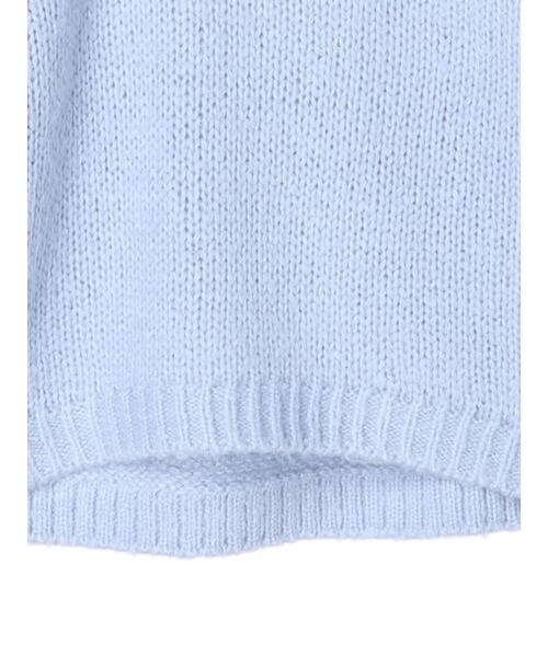 earth music&ecology（アースミュージックアンドエコロジー）の「ふわふわざっくりニットプルオーバー＊（ニット/セーター・レディース・アイボリー/ラベンダー/ライトグレー/サックスブルー・FREE）」の13枚目の写真