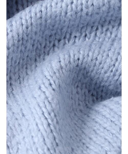 earth music&ecology（アースミュージックアンドエコロジー）の「ふわふわざっくりニットプルオーバー＊（ニット/セーター・レディース・アイボリー/ラベンダー/ライトグレー/サックスブルー・FREE）」の16枚目の写真