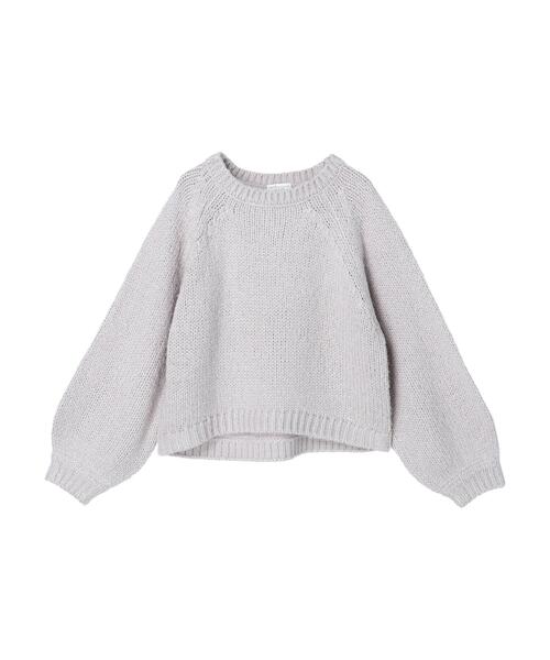 earth music&ecology（アースミュージックアンドエコロジー）の「ふわふわざっくりニットプルオーバー＊（ニット/セーター・レディース・アイボリー/ラベンダー/ライトグレー/サックスブルー・FREE）」の18枚目の写真