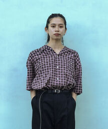 VAPORIZE / Basket Open Collar Shirt