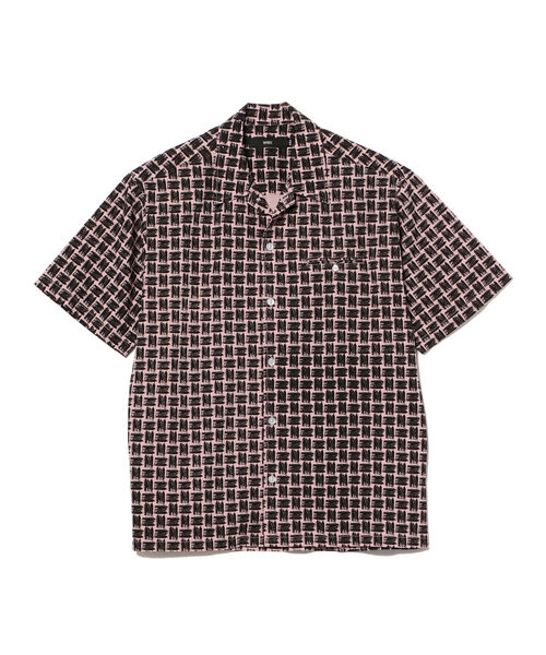 VAPORIZE(ヴェイパライズ)の「VAPORIZE / Basket Open Collar Shirt(シャツ/ブラウス・メンズ・クリーム/ピンク・SMALL/MEDIUM/LARGE)」の12枚目の写真