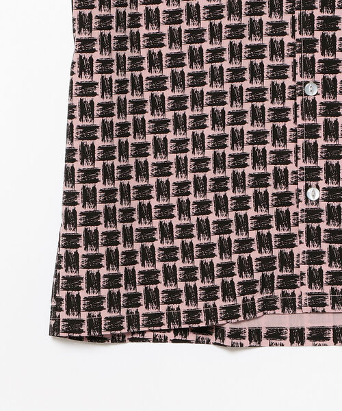 VAPORIZE(ヴェイパライズ)の「VAPORIZE / Basket Open Collar Shirt(シャツ/ブラウス・メンズ・クリーム/ピンク・SMALL/MEDIUM/LARGE)」の9枚目の写真