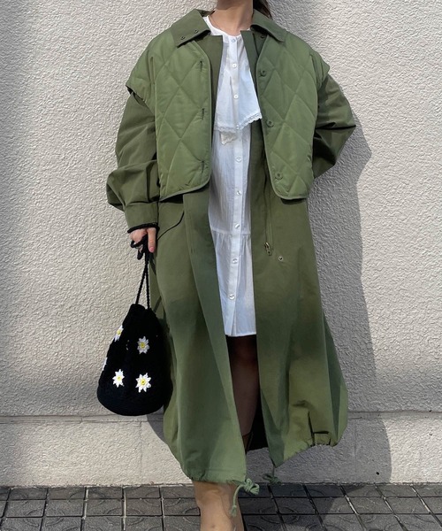 w closet（ダブルクローゼット）の「【マルチウェイ】キルトベスト+