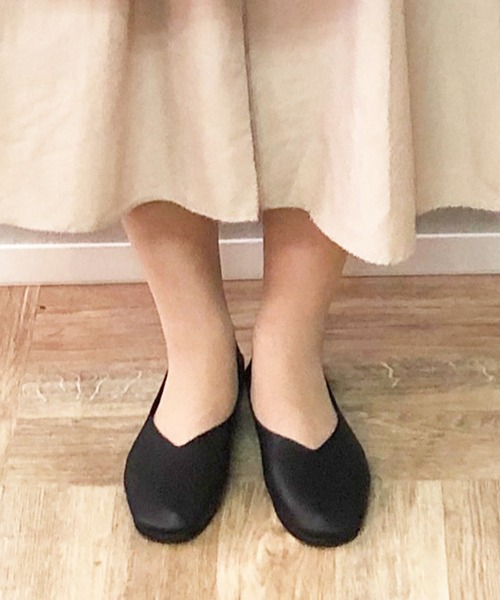 salle de bal(サルデバル)の「PALAS & DECORE LUONNOS 学校行事 お受験 トラベル セレモニーに! レ プリエ ノイエ 折りたたみ携帯 スリッパ 袋付き オケージョン Les Plier Noie PDI(ルームシューズ/スリッパ・レディース・ブラック/オリーブドラブ/キャメル・M/S/L)」の21枚目の写真