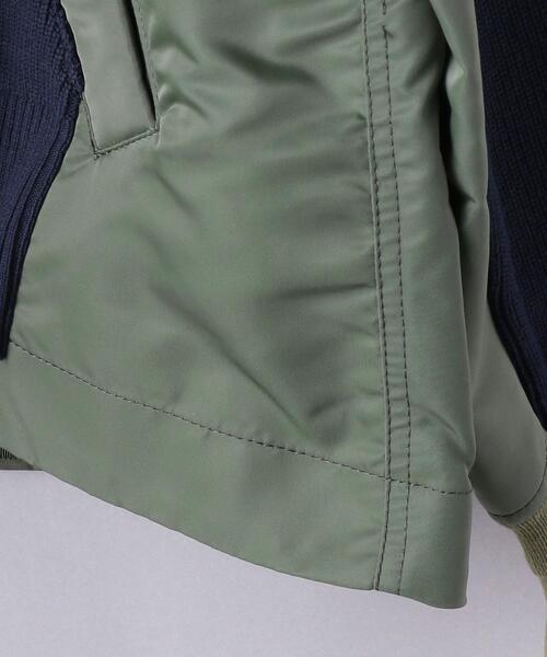 Sacai（サカイ）の「＜sacai（サカイ）＞ツイル ニット ブルゾン ■■■（ブルゾン・レディース・ブラック/ネイビー・1/2）」の6枚目の写真