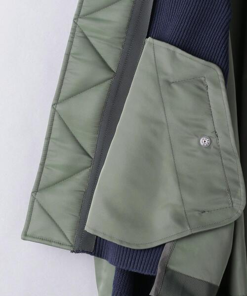 Sacai（サカイ）の「＜sacai（サカイ）＞ツイル ニット ブルゾン ■■■（ブルゾン・レディース・ブラック/ネイビー・1/2）」の8枚目の写真