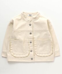 フリルポケットデニムジャケット