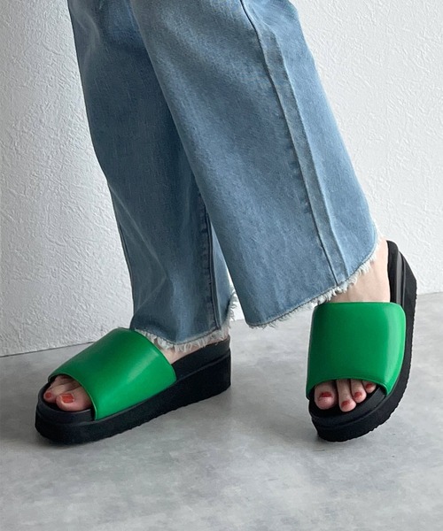 厚底スライドサンダル サンダル W Closet ダブルクローゼット のファッション通販 Zozotown