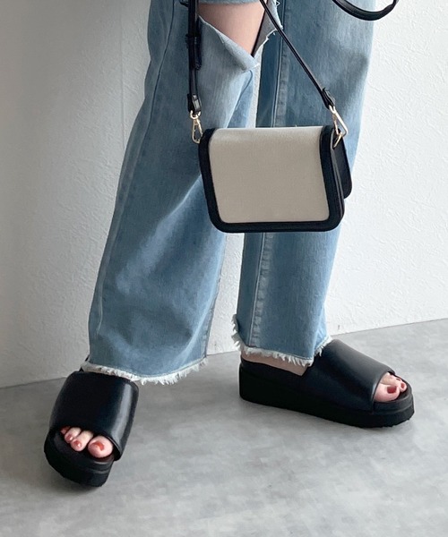 厚底スライドサンダル サンダル W Closet ダブルクローゼット のファッション通販 Zozotown