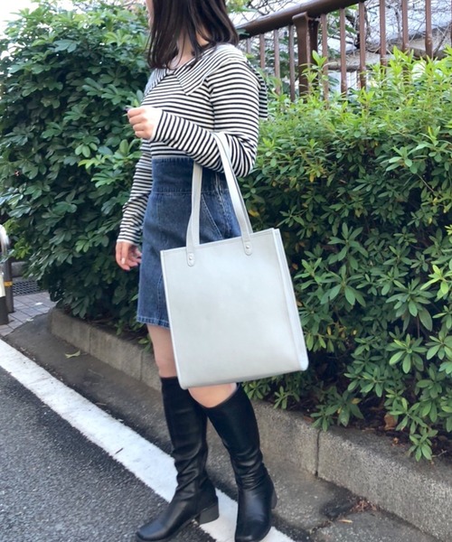 OLIVE des OLIVE（オリーブデオリーブ）の「セーラーカラーリブニット（ニット/セーター・レディース・ブラック/グレー/オフホワイト・FREE）」の15枚目の写真