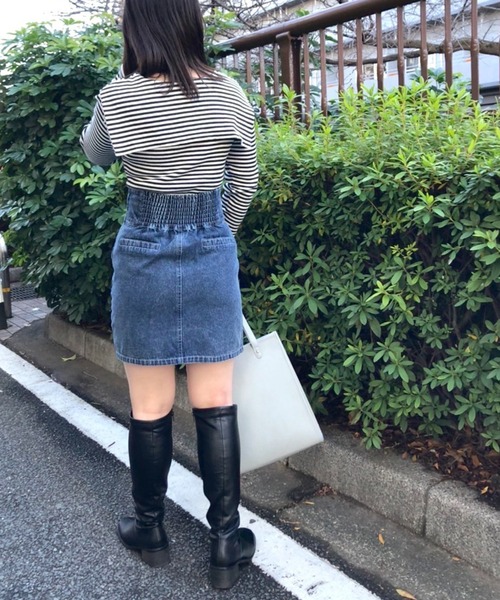 OLIVE des OLIVE（オリーブデオリーブ）の「セーラーカラーリブニット（ニット/セーター・レディース・ブラック/グレー/オフホワイト・FREE）」の16枚目の写真