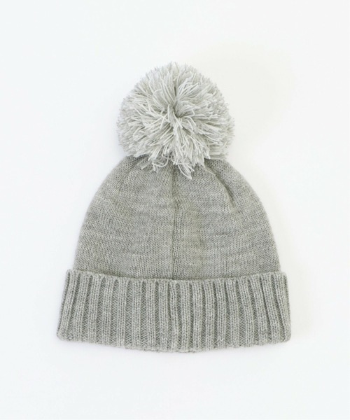 ikka（イッカ）の「ニットキャップ（ニットキャップ/ビーニー・キッズ・グレー/ブラック・FREE）」の3枚目の写真