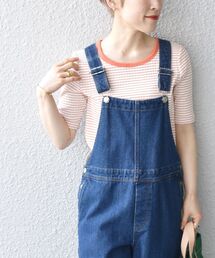 SHIPS any:〈ウォッシャブル〉テレコ ハーフ スリーブ TEE◇