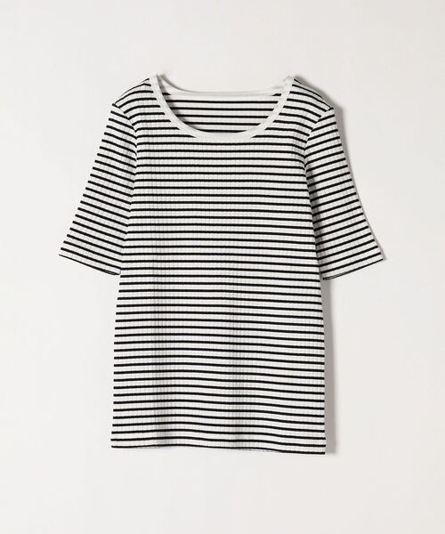 SHIPS any(シップス エニィ)の「SHIPS any:〈ウォッシャブル〉テレコ ハーフ スリーブ TEE◇(Tシャツ/カットソー・レディース・ホワイト/ブラック/カーキ/オレンジ/その他・ONE SIZE)」の18枚目の写真