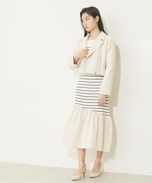 JILL by JILL STUART(ジルバイジルスチュアート)の「◇ライダースジャケット(ライダースジャケット・レディース・ブラウン/ホワイト・SMALL/MEDIUM)」の21枚目の写真