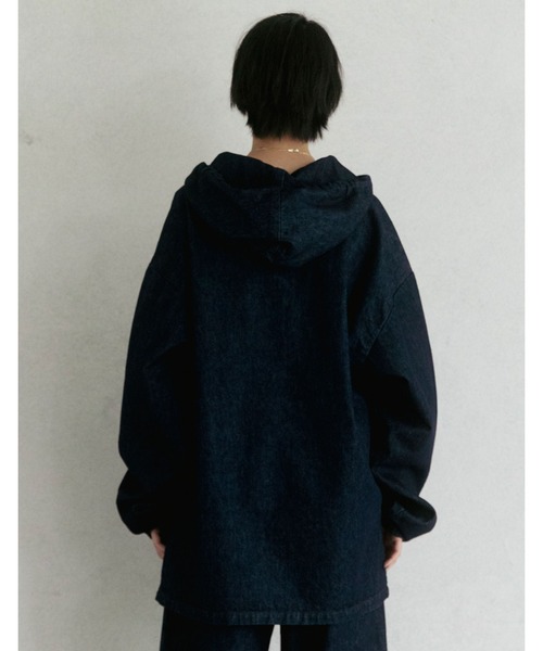 Little sunny bite（リトルサニーバイト）の「Original denim mexican parker（パーカー・レディース・ホワイト/サックスブルー/ピンク/インディゴブルー・SMALL/MEDIUM）」の5枚目の写真