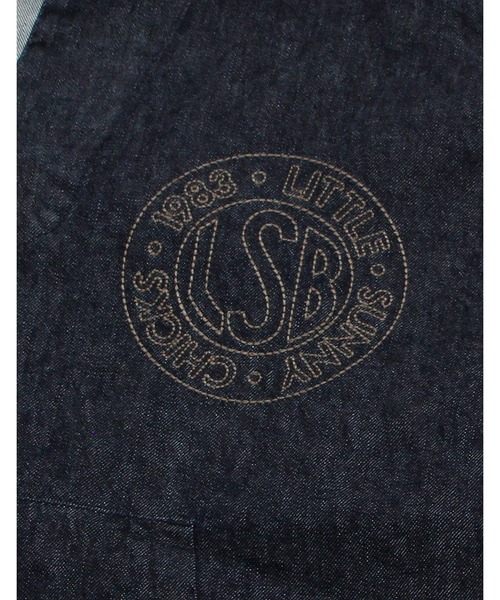 Little sunny bite（リトルサニーバイト）の「Original denim mexican parker（パーカー・レディース・ホワイト/サックスブルー/ピンク/インディゴブルー・SMALL/MEDIUM）」の8枚目の写真