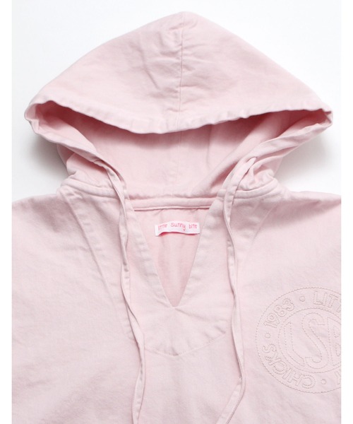 Little sunny bite（リトルサニーバイト）の「Original denim mexican parker（パーカー・レディース・ホワイト/サックスブルー/ピンク/インディゴブルー・SMALL/MEDIUM）」の15枚目の写真