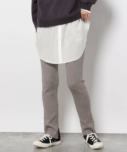 LAKOLE（ラコレ）の「12Gノベルティリブレギンスパンツ / 264037（レギンス/スパッツ・レディース・ブラック/グレー/アイボリー・SMALL/MEDIUM）」の5枚目の写真