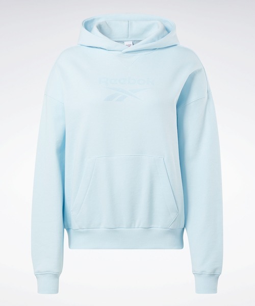 Reebok（リーボック）の「クラシックス ビッグロゴ フーディー / Classics Big Logo Hoodie（パーカー・レディース・ライトブルー・SMALL/MEDIUM/LARGE/X-LARGE/XX-LARGE/X-SMALL）」の8枚目の写真