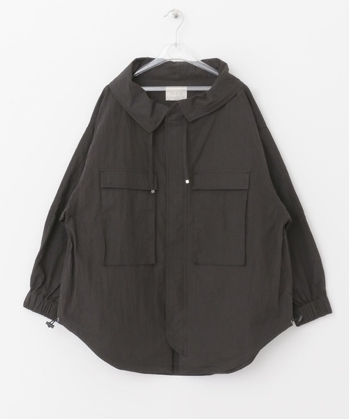 LAATO(ラート)の「ANORAK JACKET(ブルゾン・レディース・ブラック/オフホワイト・FREE)」の21枚目の写真