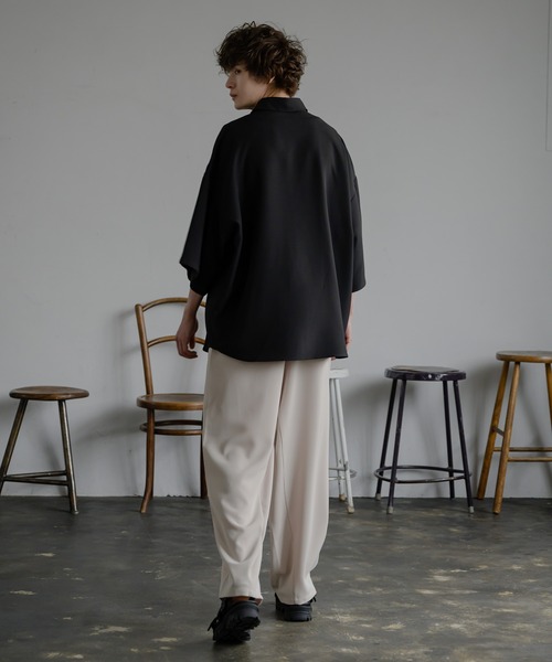 KUUUPY（クーピー）の「Basic Regular Collar Shirts - ベーシックレギュラーカラーシャツ（シャツ/ブラウス・メンズ・ライトグレー/ライトブルー/ブラック・SMALL/MEDIUM/LARGE）」の10枚目の写真