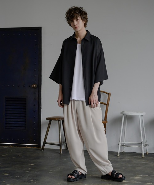 KUUUPY（クーピー）の「Basic Regular Collar Shirts - ベーシックレギュラーカラーシャツ（シャツ/ブラウス・メンズ・ライトグレー/ライトブルー/ブラック・SMALL/MEDIUM/LARGE）」の13枚目の写真