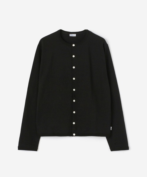 ORCIVAL(オーシバル)の「ORCIVAL | コットンスラブ天竺 クルーネックカーディガン WOMEN(カーディガン/ボレロ・レディース・レッド/ネイビー/ブラック・2/1)」の2枚目の写真