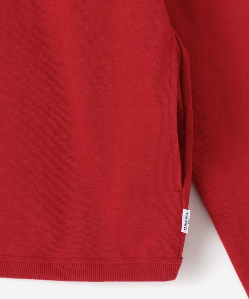 ORCIVAL(オーシバル)の「ORCIVAL | コットンスラブ天竺 クルーネックカーディガン WOMEN(カーディガン/ボレロ・レディース・レッド/ネイビー/ブラック・2/1)」の9枚目の写真